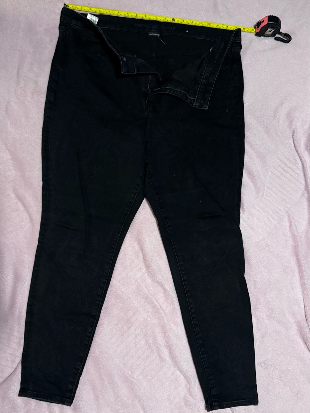 American Eagle Black Skinny Jeans - High Waist